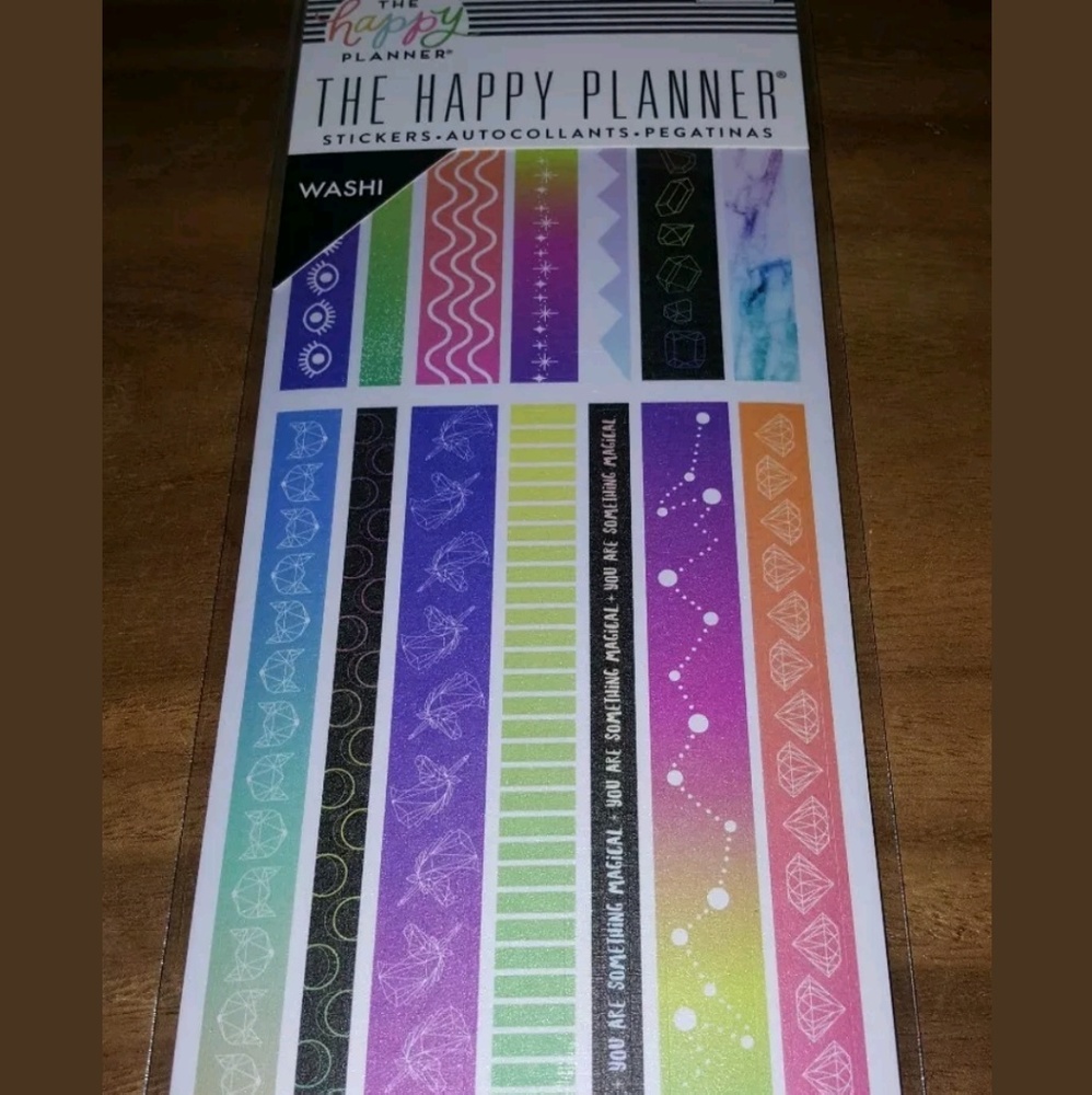 Mambi happy planner marginal WASHI sticker book